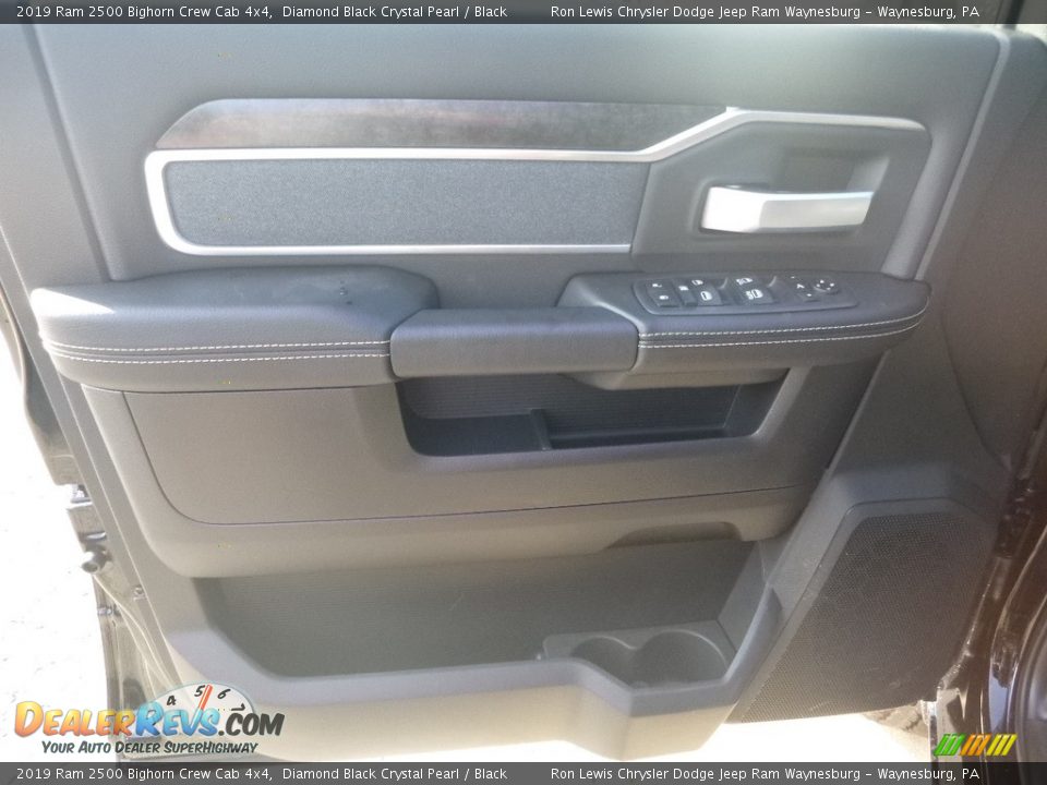 2019 Ram 2500 Bighorn Crew Cab 4x4 Diamond Black Crystal Pearl / Black Photo #14