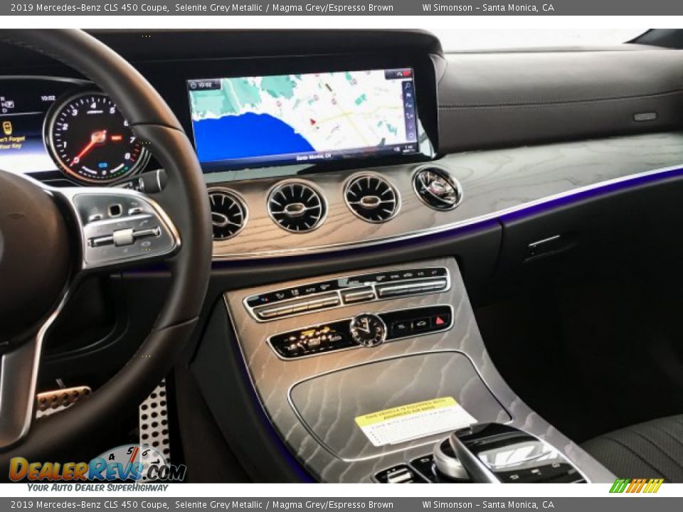 2019 Mercedes-Benz CLS 450 Coupe Selenite Grey Metallic / Magma Grey/Espresso Brown Photo #6