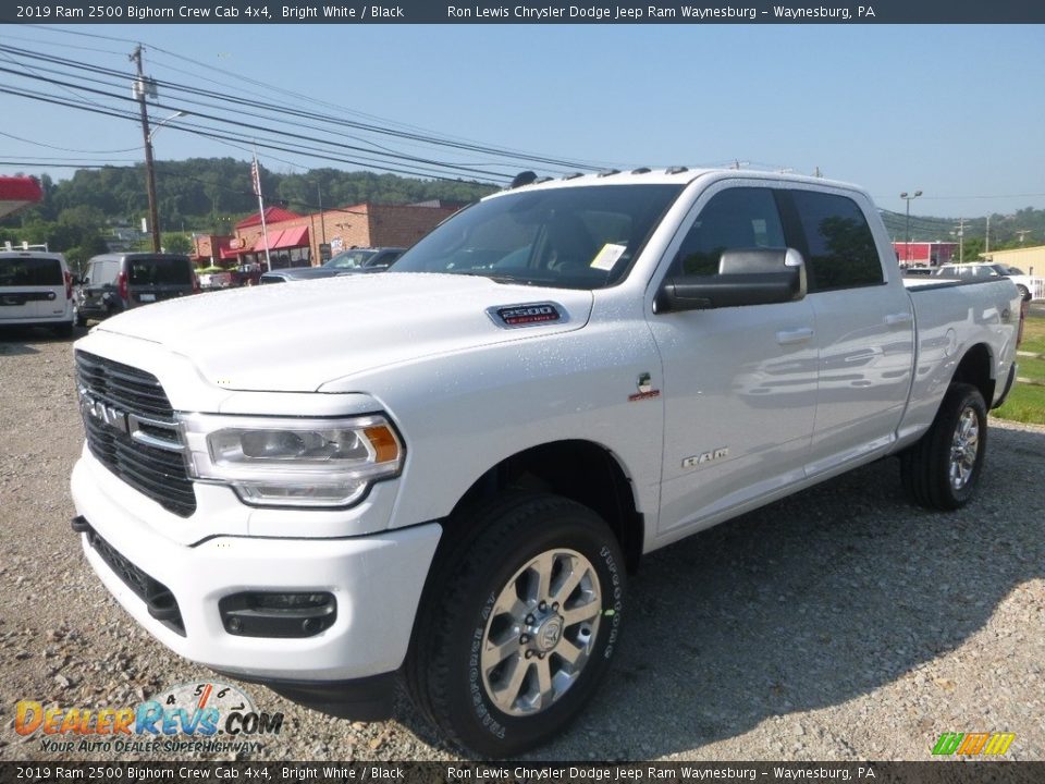 2019 Ram 2500 Bighorn Crew Cab 4x4 Bright White / Black Photo #1