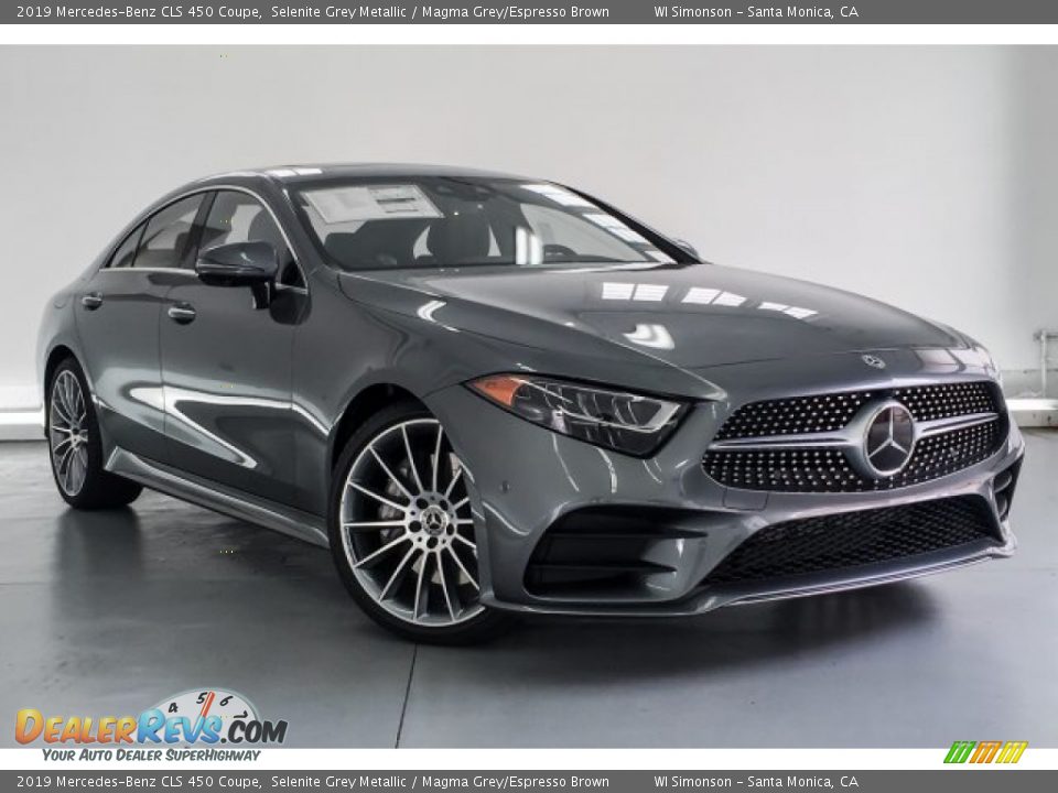 2019 Mercedes-Benz CLS 450 Coupe Selenite Grey Metallic / Magma Grey/Espresso Brown Photo #10