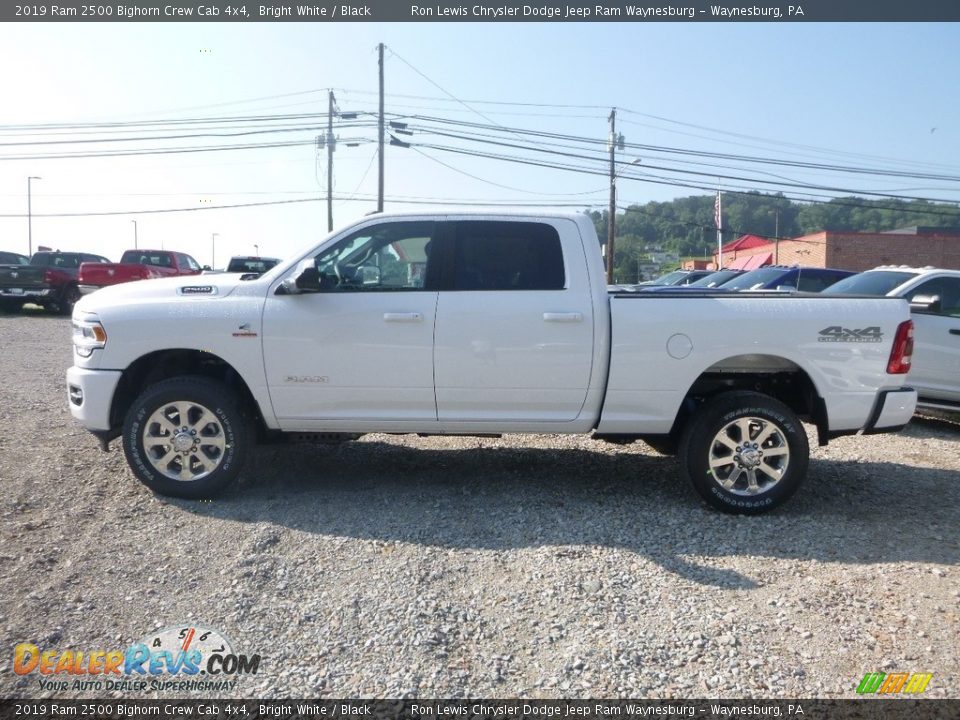 2019 Ram 2500 Bighorn Crew Cab 4x4 Bright White / Black Photo #2