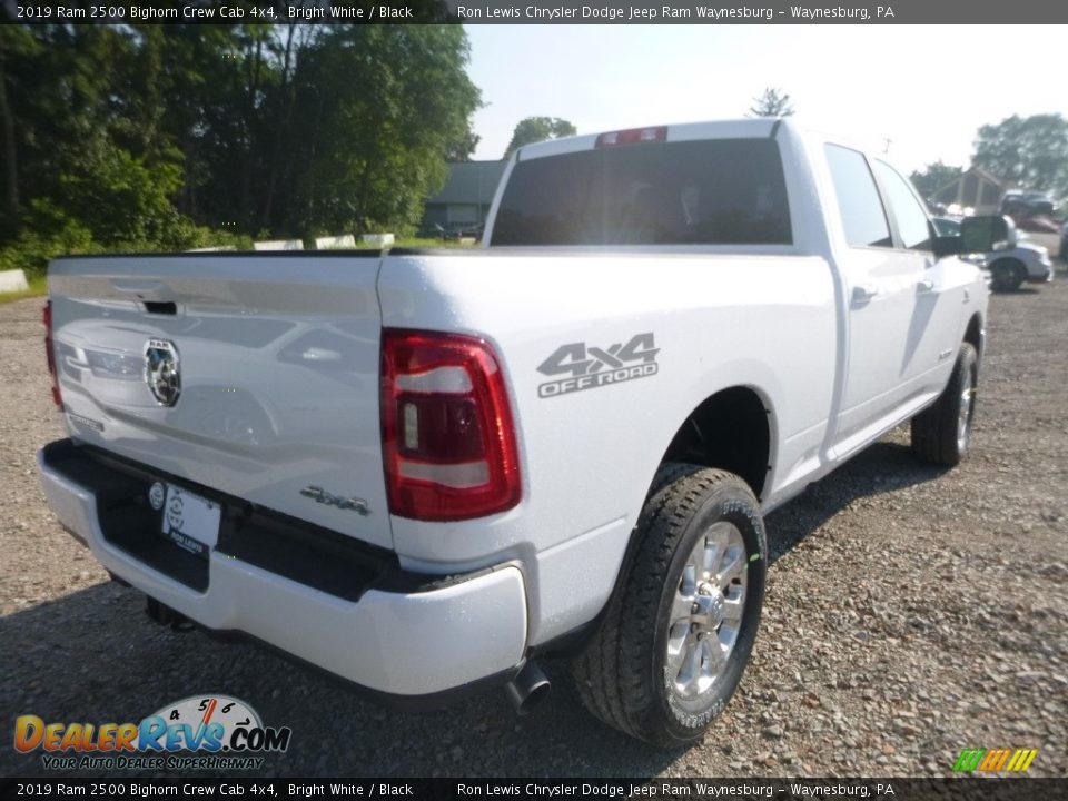 2019 Ram 2500 Bighorn Crew Cab 4x4 Bright White / Black Photo #5