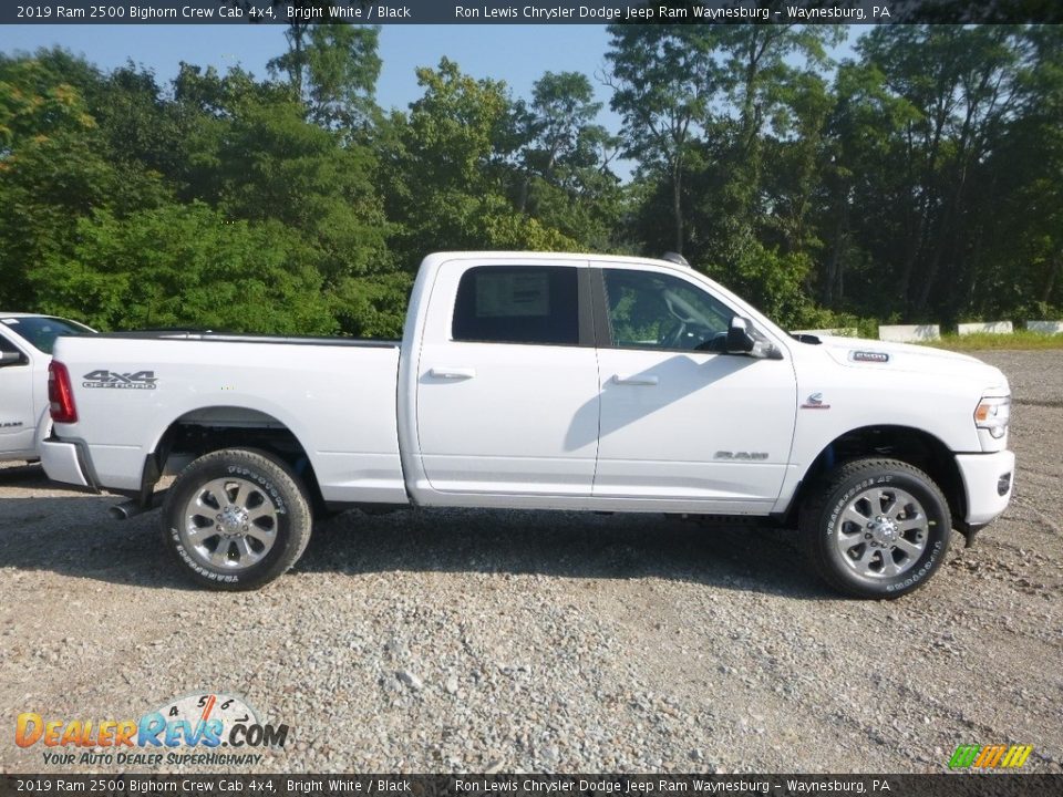 2019 Ram 2500 Bighorn Crew Cab 4x4 Bright White / Black Photo #6