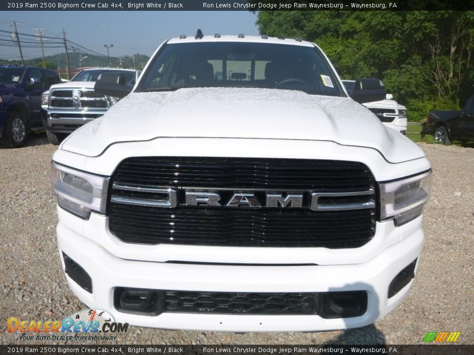 2019 Ram 2500 Bighorn Crew Cab 4x4 Bright White / Black Photo #8