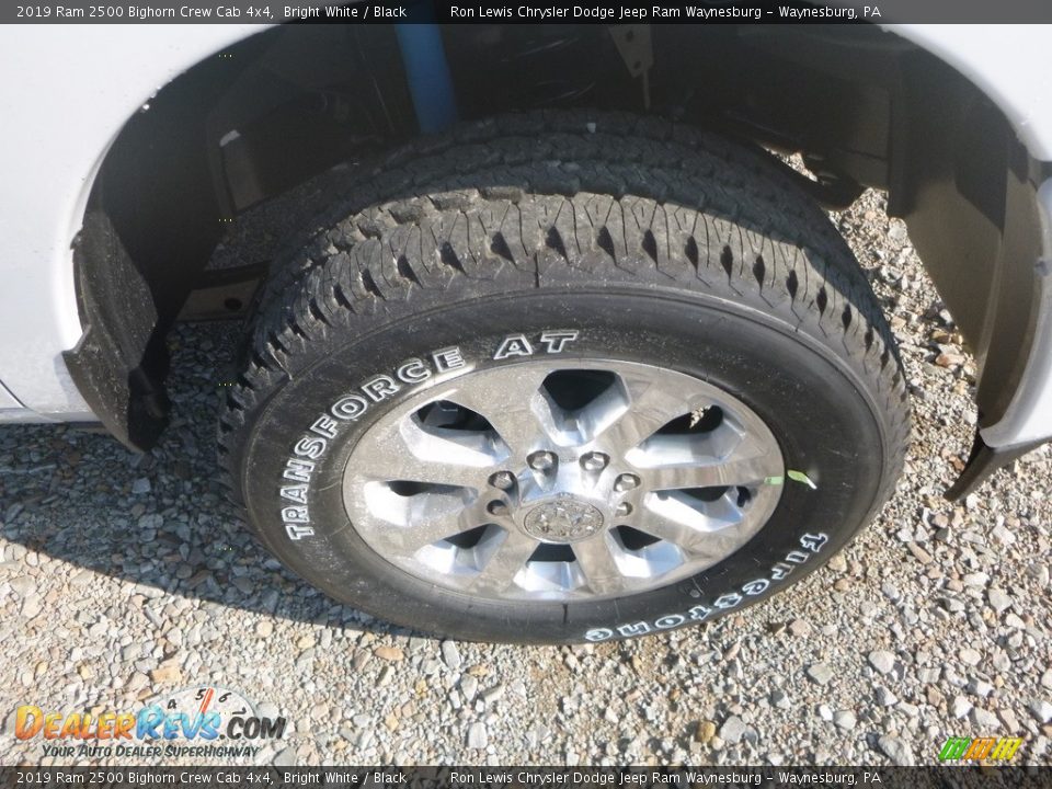 2019 Ram 2500 Bighorn Crew Cab 4x4 Bright White / Black Photo #9