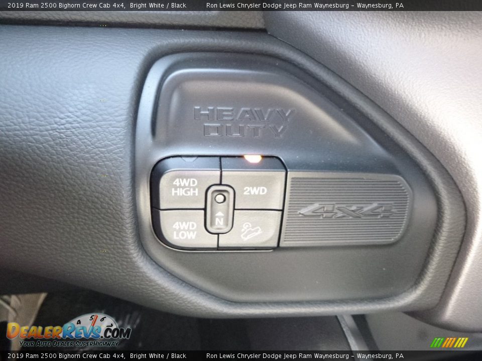 2019 Ram 2500 Bighorn Crew Cab 4x4 Bright White / Black Photo #19