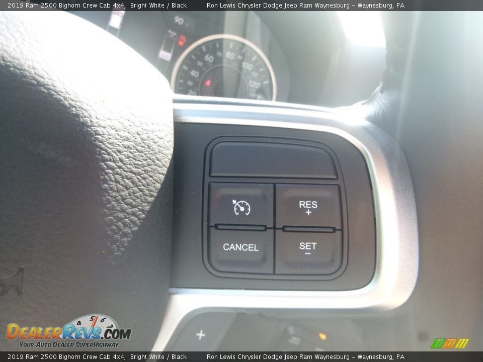 2019 Ram 2500 Bighorn Crew Cab 4x4 Bright White / Black Photo #20