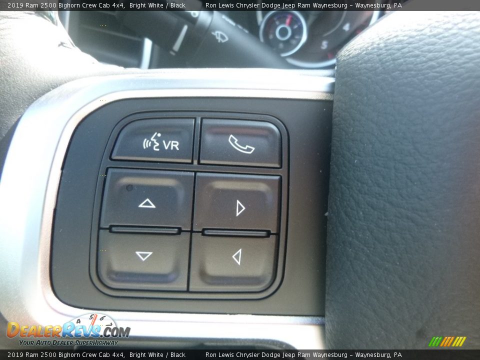2019 Ram 2500 Bighorn Crew Cab 4x4 Bright White / Black Photo #21