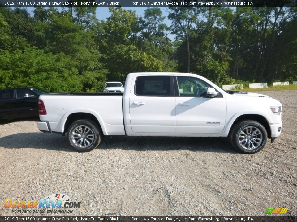 Ivory Tri–Coat 2019 Ram 1500 Laramie Crew Cab 4x4 Photo #6