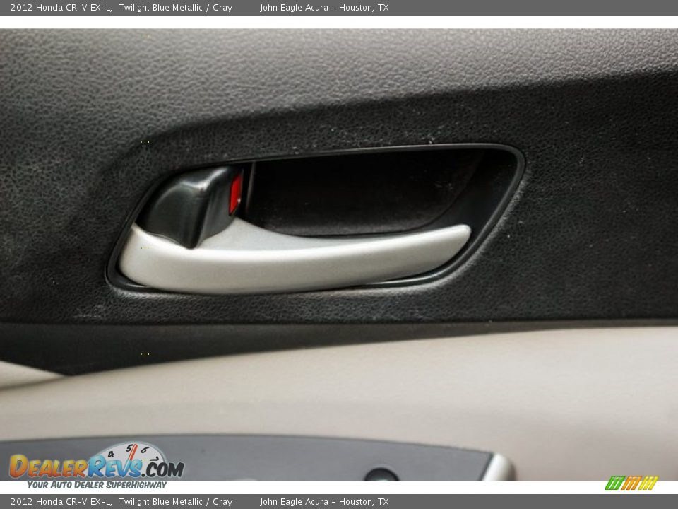 2012 Honda CR-V EX-L Twilight Blue Metallic / Gray Photo #16