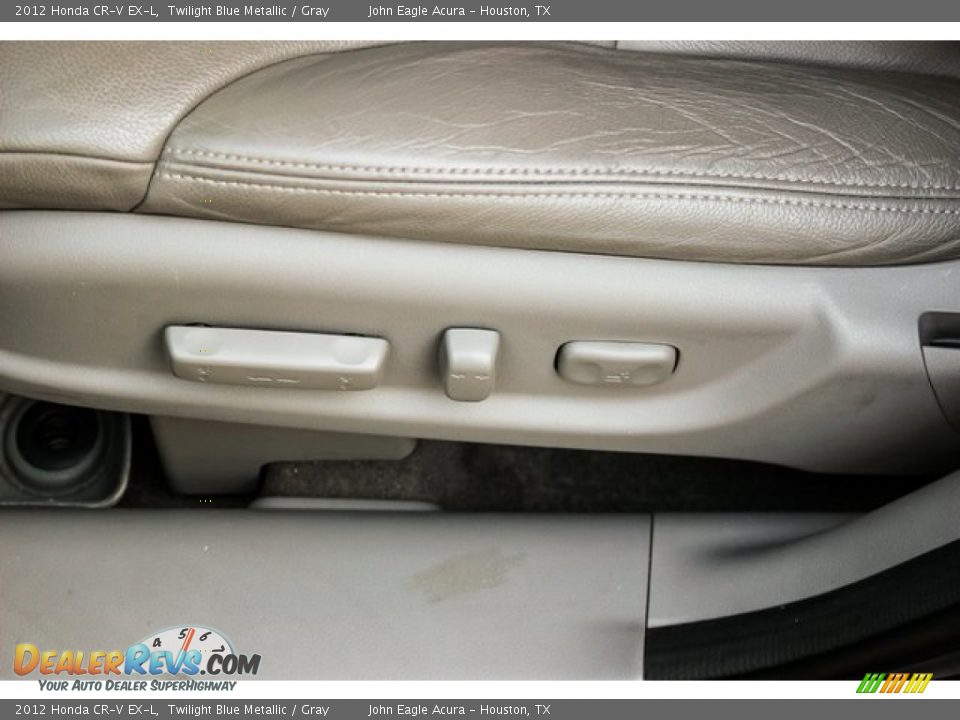 2012 Honda CR-V EX-L Twilight Blue Metallic / Gray Photo #17