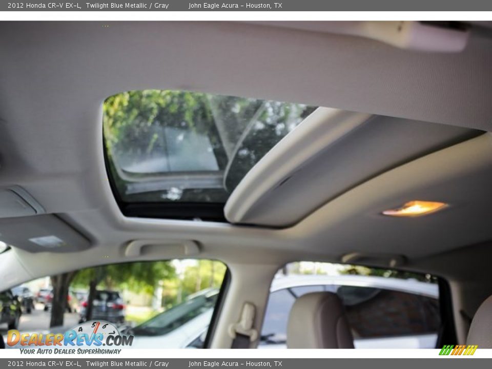 2012 Honda CR-V EX-L Twilight Blue Metallic / Gray Photo #18