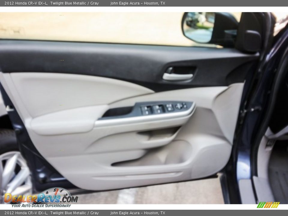 2012 Honda CR-V EX-L Twilight Blue Metallic / Gray Photo #19