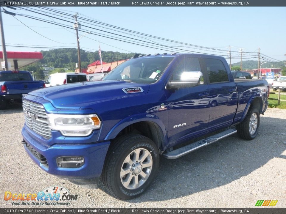 2019 Ram 2500 Laramie Crew Cab 4x4 Blue Streak Pearl / Black Photo #1