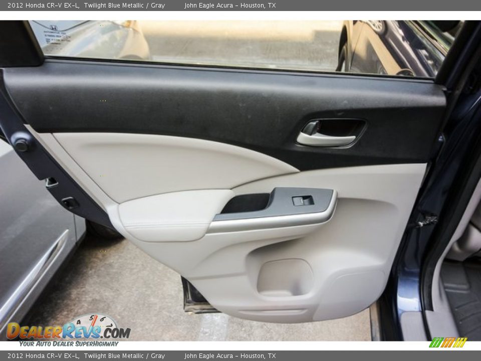2012 Honda CR-V EX-L Twilight Blue Metallic / Gray Photo #21