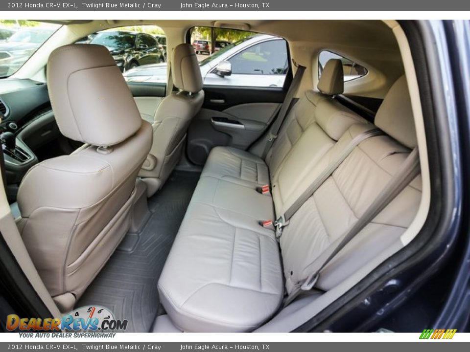 2012 Honda CR-V EX-L Twilight Blue Metallic / Gray Photo #22