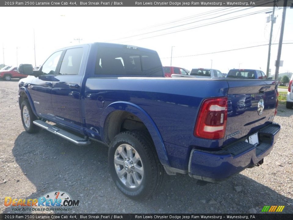 2019 Ram 2500 Laramie Crew Cab 4x4 Blue Streak Pearl / Black Photo #3