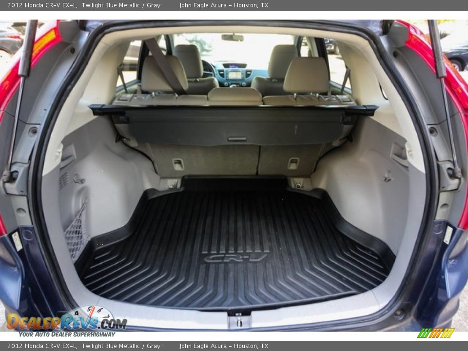 2012 Honda CR-V EX-L Twilight Blue Metallic / Gray Photo #23