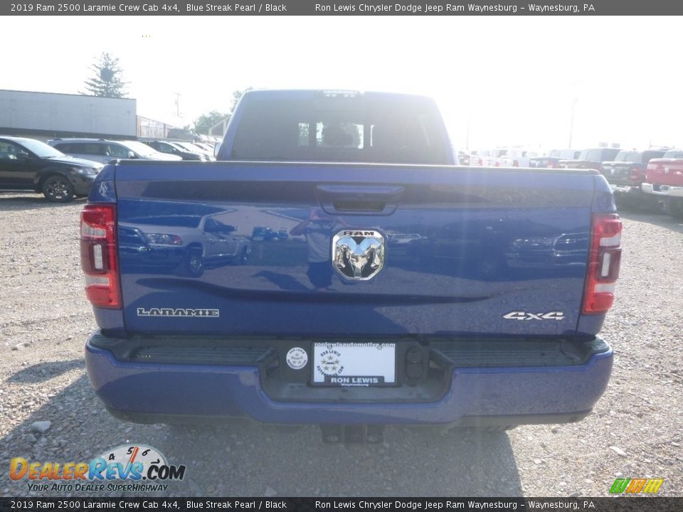 2019 Ram 2500 Laramie Crew Cab 4x4 Blue Streak Pearl / Black Photo #4