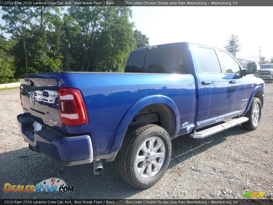 2019 Ram 2500 Laramie Crew Cab 4x4 Blue Streak Pearl / Black Photo #5