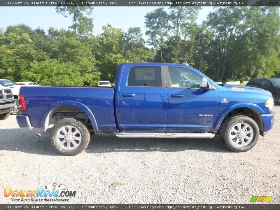 2019 Ram 2500 Laramie Crew Cab 4x4 Blue Streak Pearl / Black Photo #6