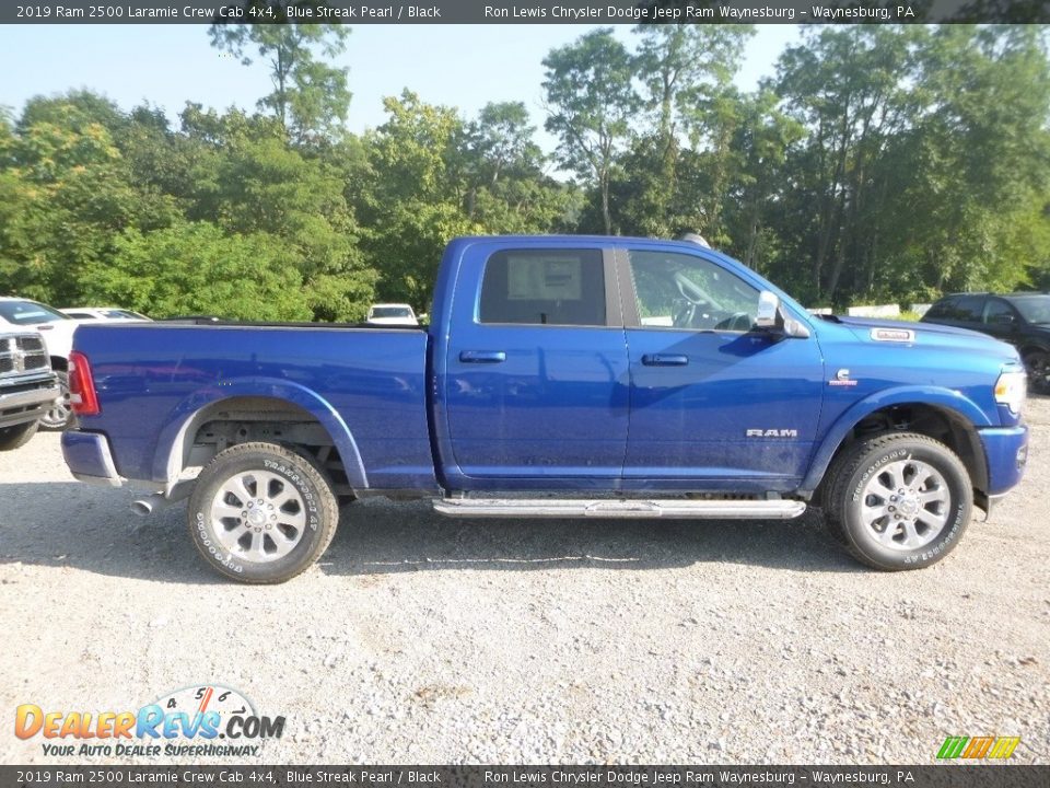 2019 Ram 2500 Laramie Crew Cab 4x4 Blue Streak Pearl / Black Photo #6