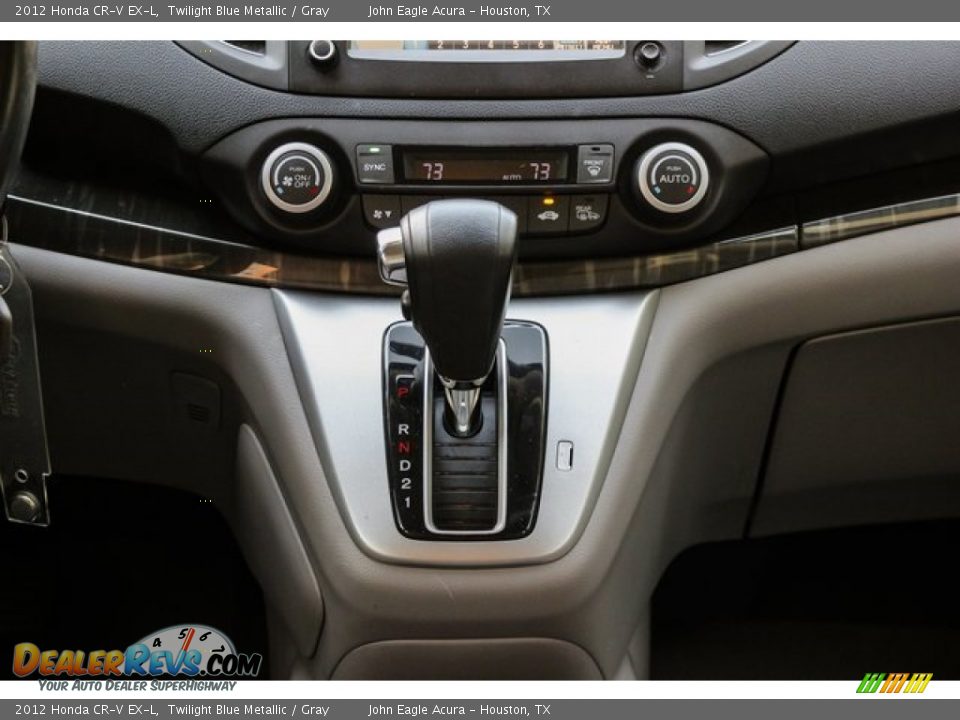 2012 Honda CR-V EX-L Twilight Blue Metallic / Gray Photo #31