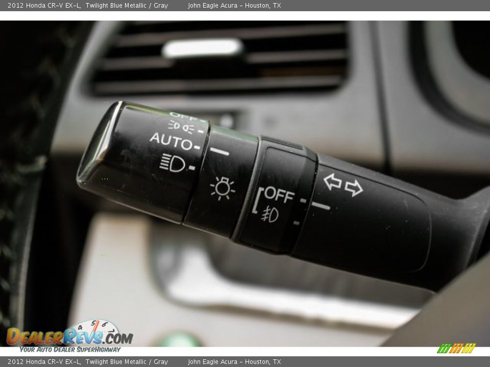 2012 Honda CR-V EX-L Twilight Blue Metallic / Gray Photo #32