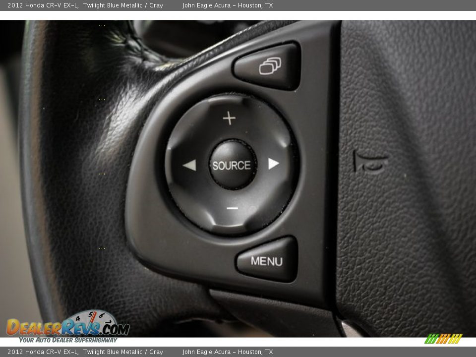 2012 Honda CR-V EX-L Twilight Blue Metallic / Gray Photo #33