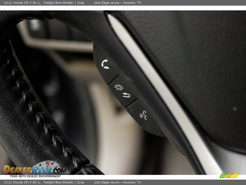 2012 Honda CR-V EX-L Twilight Blue Metallic / Gray Photo #34