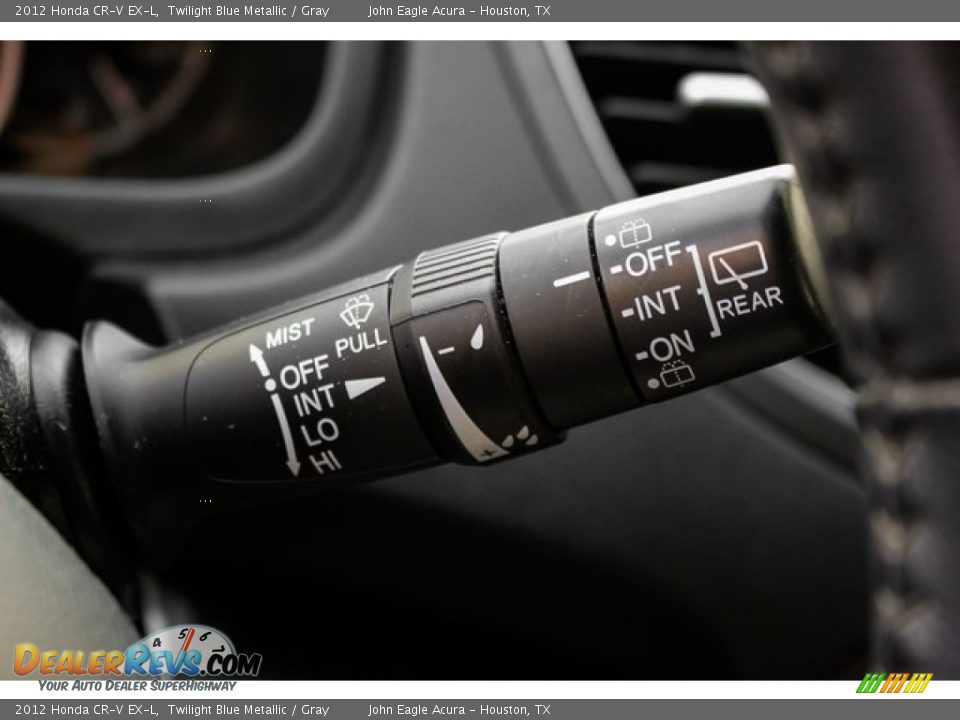 2012 Honda CR-V EX-L Twilight Blue Metallic / Gray Photo #35