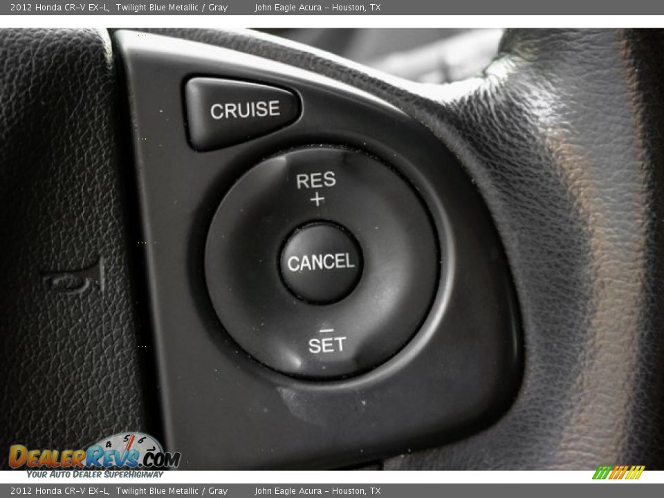 2012 Honda CR-V EX-L Twilight Blue Metallic / Gray Photo #36