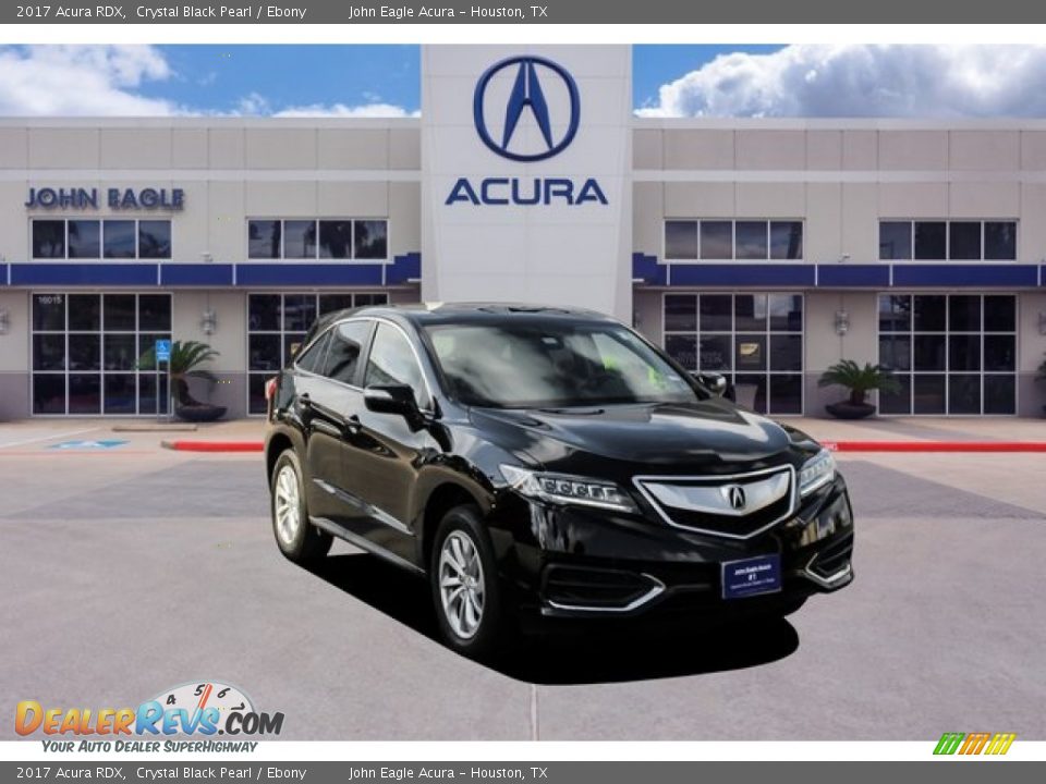 2017 Acura RDX Crystal Black Pearl / Ebony Photo #1