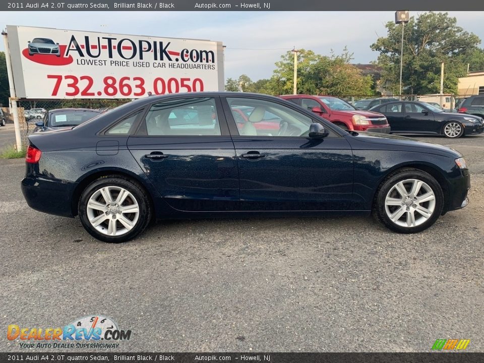 2011 Audi A4 2.0T quattro Sedan Brilliant Black / Black Photo #2