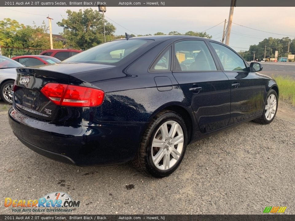 2011 Audi A4 2.0T quattro Sedan Brilliant Black / Black Photo #4