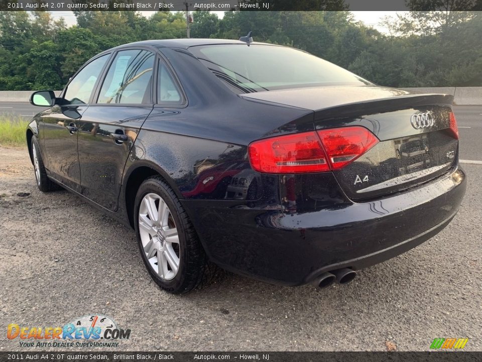 2011 Audi A4 2.0T quattro Sedan Brilliant Black / Black Photo #5