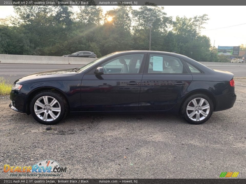 2011 Audi A4 2.0T quattro Sedan Brilliant Black / Black Photo #6