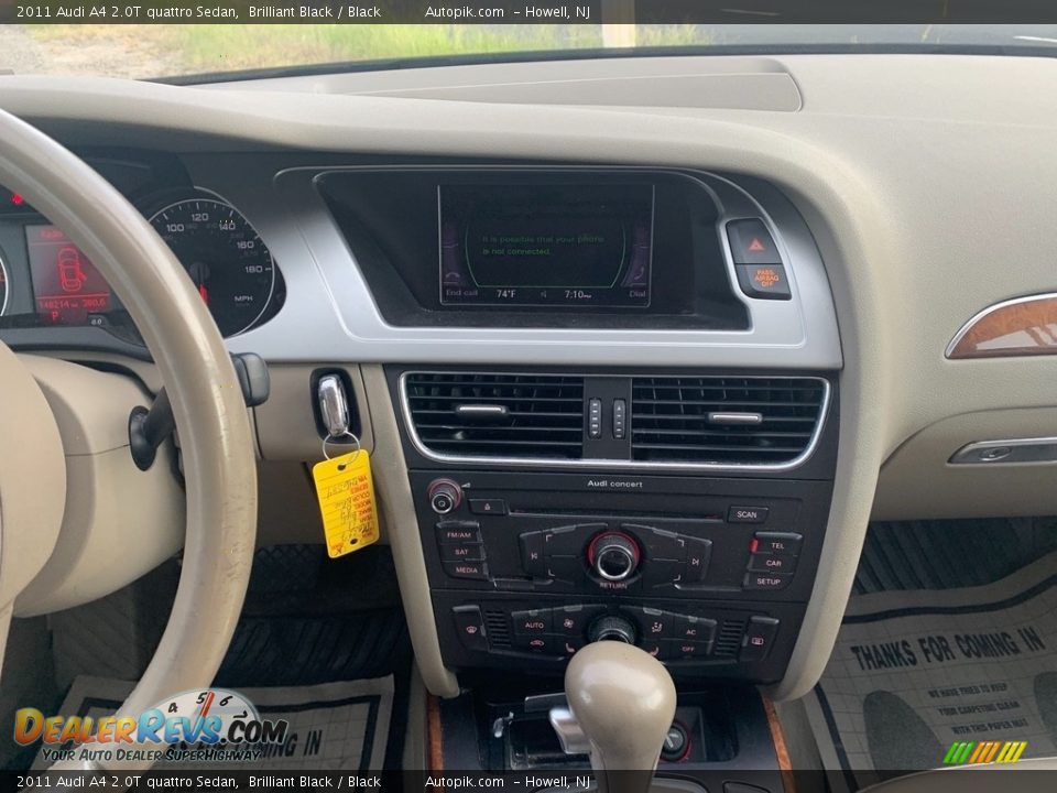 2011 Audi A4 2.0T quattro Sedan Brilliant Black / Black Photo #14