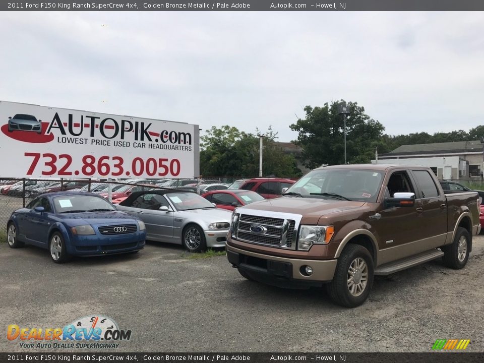 2011 Ford F150 King Ranch SuperCrew 4x4 Golden Bronze Metallic / Pale Adobe Photo #1