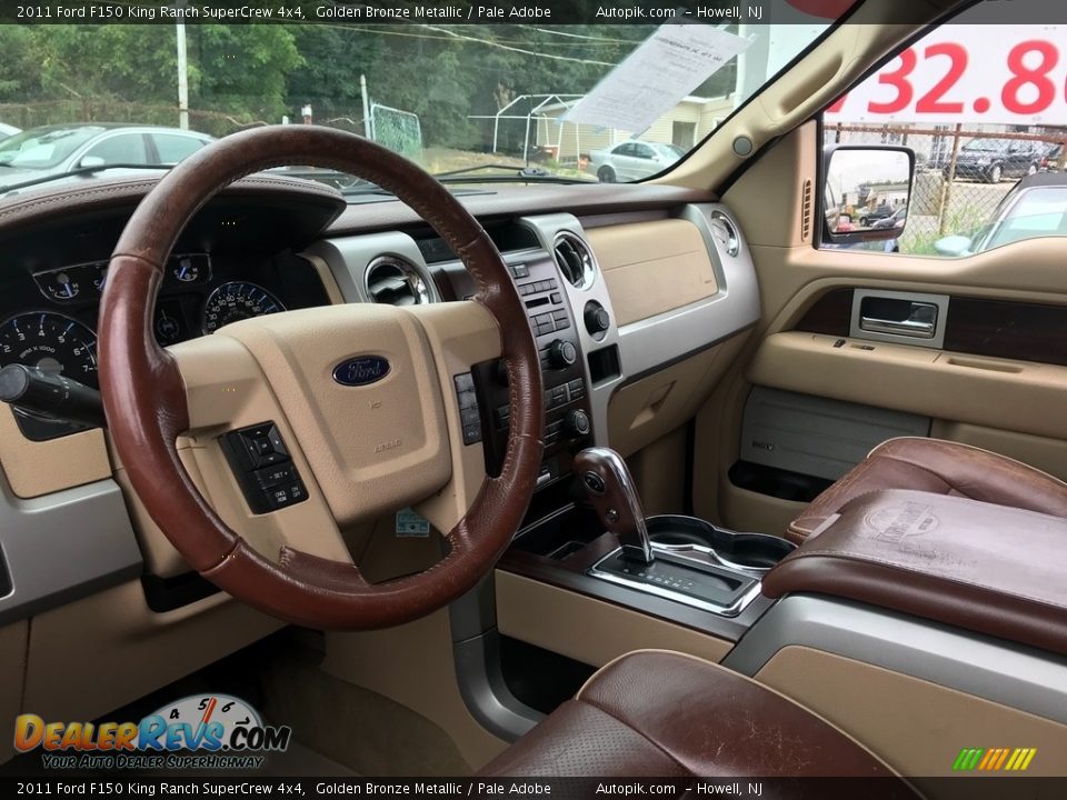 2011 Ford F150 King Ranch SuperCrew 4x4 Golden Bronze Metallic / Pale Adobe Photo #10