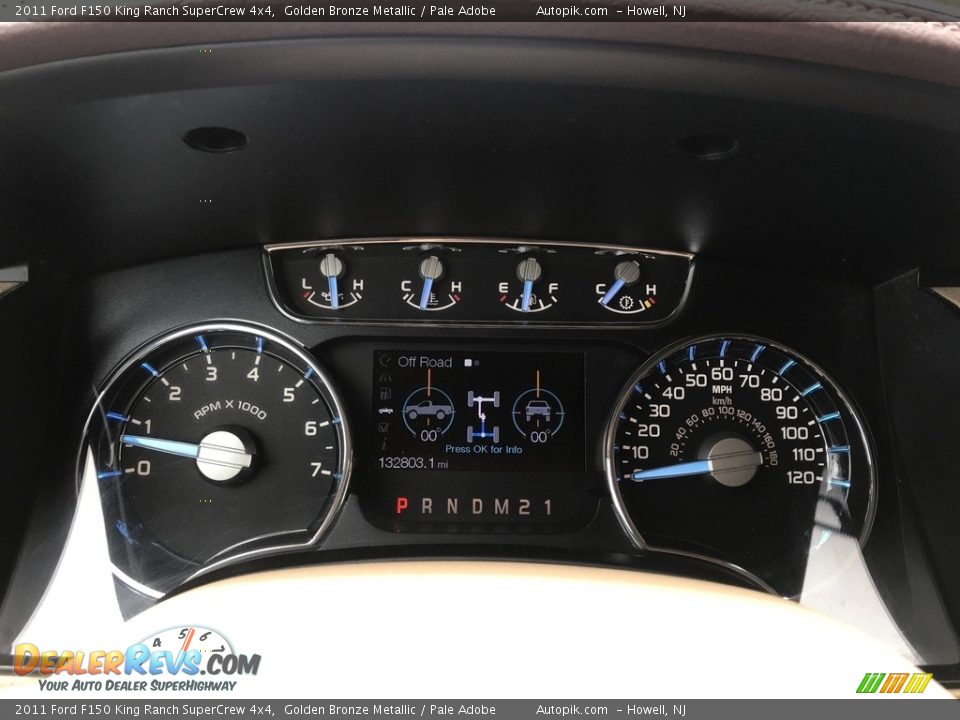2011 Ford F150 King Ranch SuperCrew 4x4 Golden Bronze Metallic / Pale Adobe Photo #11
