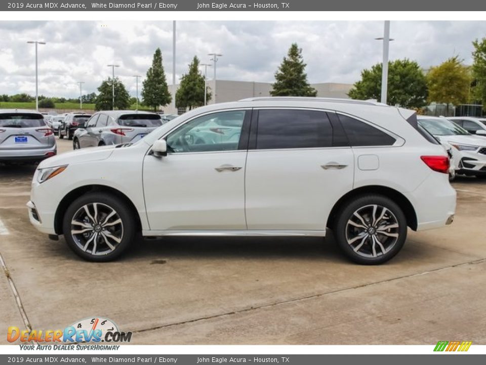 2019 Acura MDX Advance White Diamond Pearl / Ebony Photo #4
