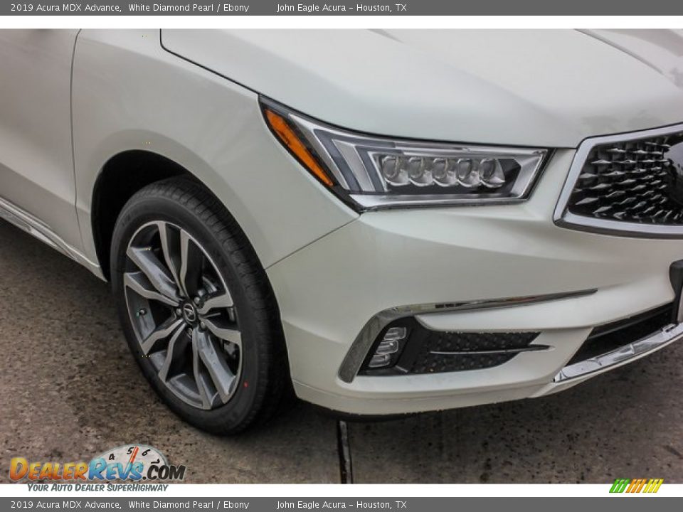 2019 Acura MDX Advance White Diamond Pearl / Ebony Photo #10