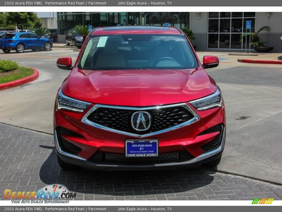 2020 Acura RDX FWD Performance Red Pearl / Parchment Photo #2