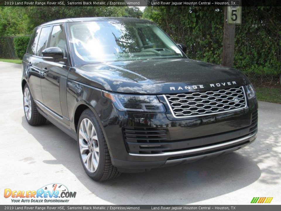 2019 Land Rover Range Rover HSE Santorini Black Metallic / Espresso/Almond Photo #2