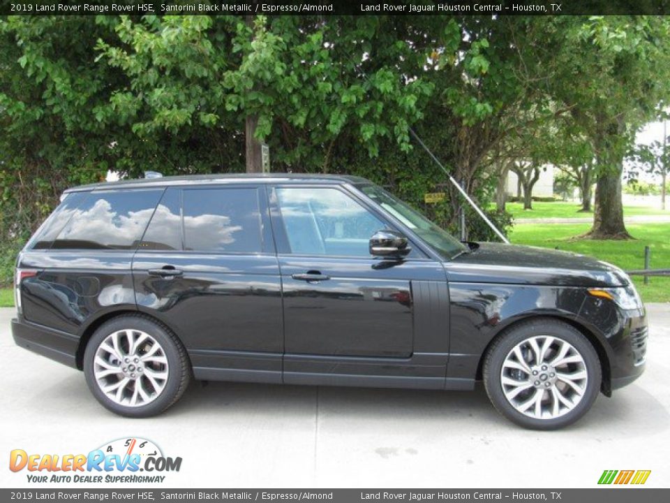 2019 Land Rover Range Rover HSE Santorini Black Metallic / Espresso/Almond Photo #6
