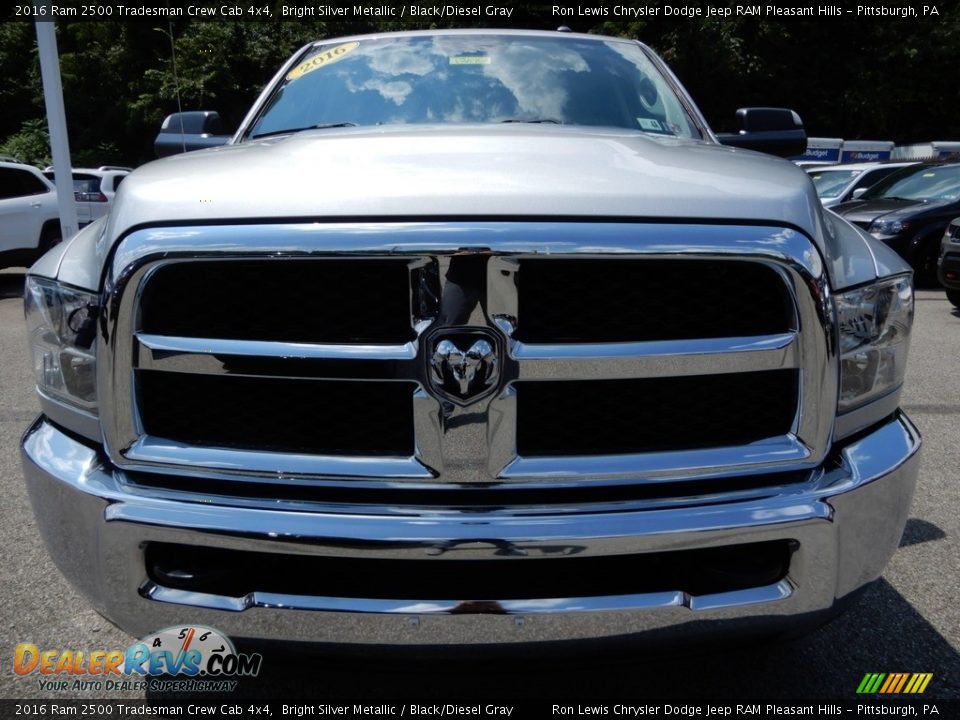 2016 Ram 2500 Tradesman Crew Cab 4x4 Bright Silver Metallic / Black/Diesel Gray Photo #9