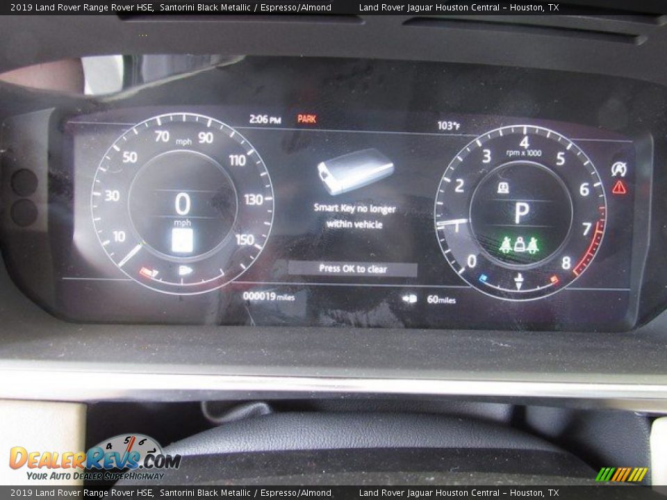 2019 Land Rover Range Rover HSE Santorini Black Metallic / Espresso/Almond Photo #32