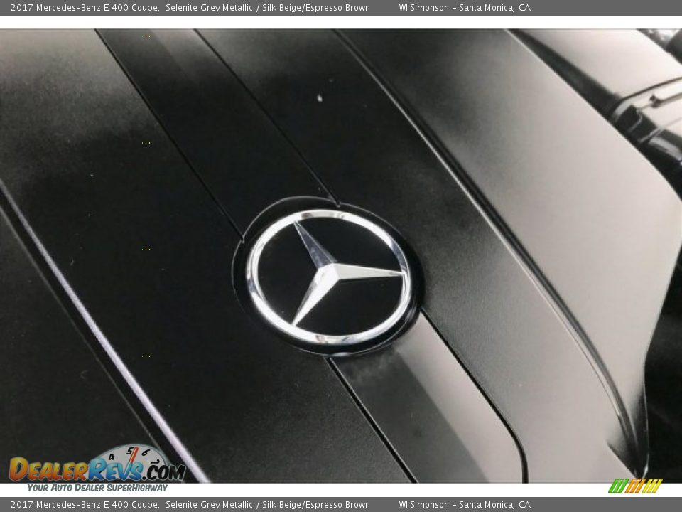 2017 Mercedes-Benz E 400 Coupe Selenite Grey Metallic / Silk Beige/Espresso Brown Photo #31