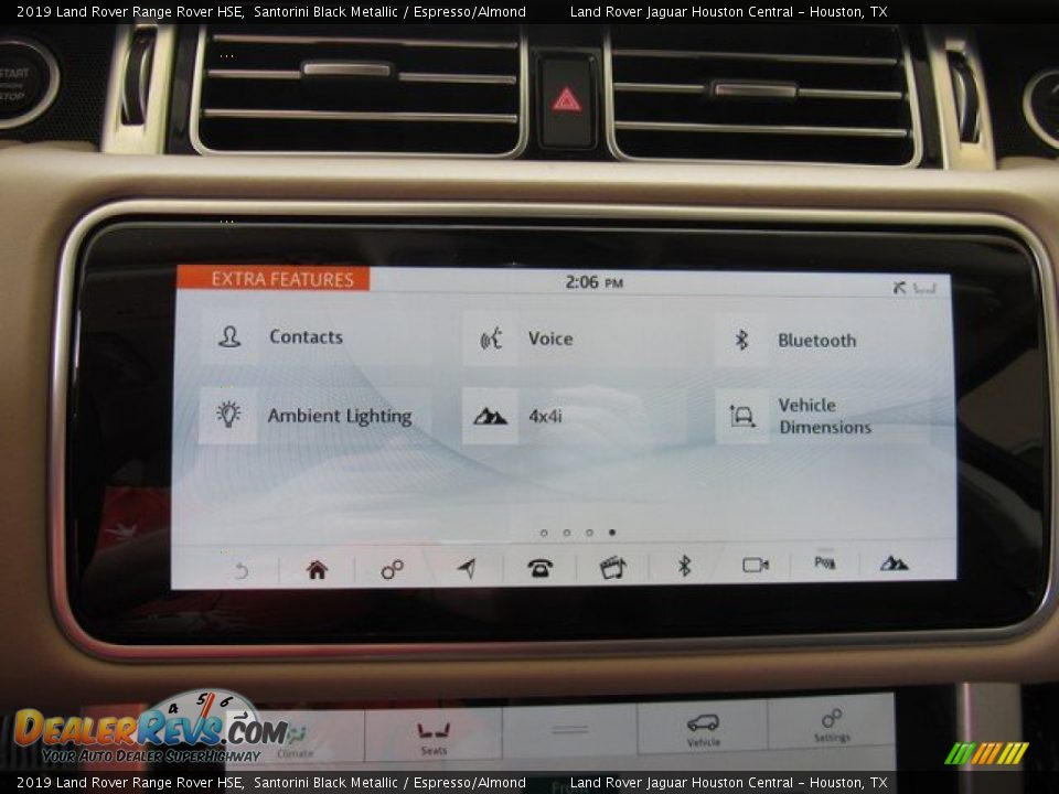 2019 Land Rover Range Rover HSE Santorini Black Metallic / Espresso/Almond Photo #35